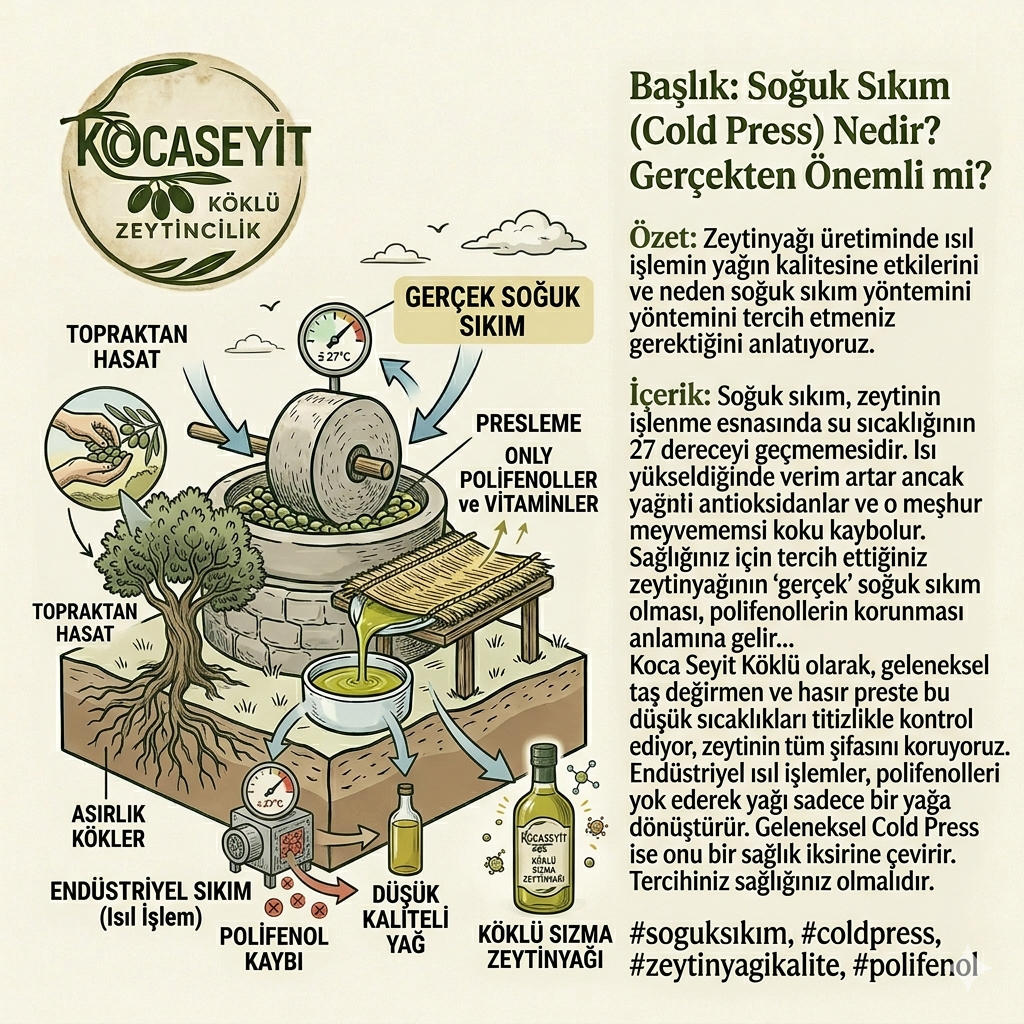 Soğuk Sıkım (Cold Press) Nedir? Gerçekten Önemli mi?